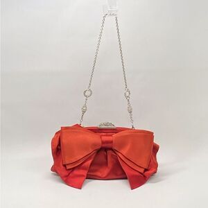 Judith Leiber Madison Satin Bow Clutch Bag